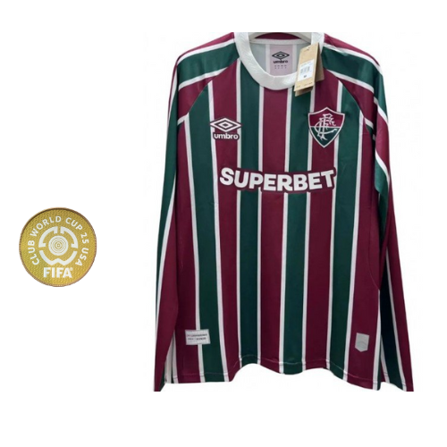 CAMISA FLUMINENSE TITULAR 2025/26 MASCULINA MANGA LONGA