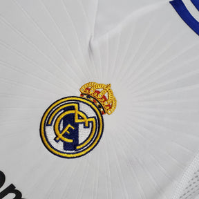 CAMISA REAL MADRID MANGA LONGA RETRÔ HOME 10/11