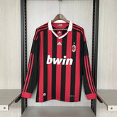 CAMISA RETRÔ MILAN HOME MANGA LONGA 09/10
