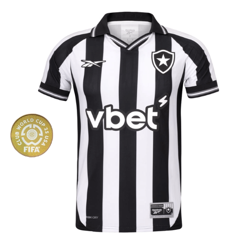 CAMISA BOTAFOGO TITULAR I 2025/26 TORCEDOR MASCULINA MUNDIAL DE CLUBES