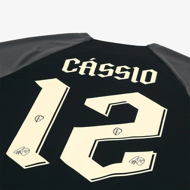 CAMISA TIMAO CÁSSIO TORCEDOR PRETA