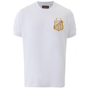 Camisa Retrô Pelé 1000 Gols branca