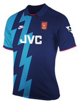 CAMISA RETRO ARSENAL 1995 AZUL MASCULINA