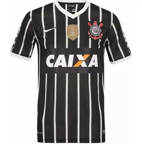 CAMISA RETRO TIMAO RESERVA 2013 PRETA/BRANCA MASCULINA