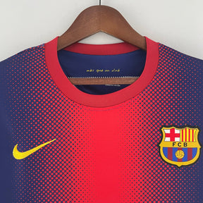 CAMISA RETRÔ BARCELONA HOME MANGA LONGA 12/13