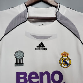 CAMISA RETRÔ REAL MADRID HOME 06/07