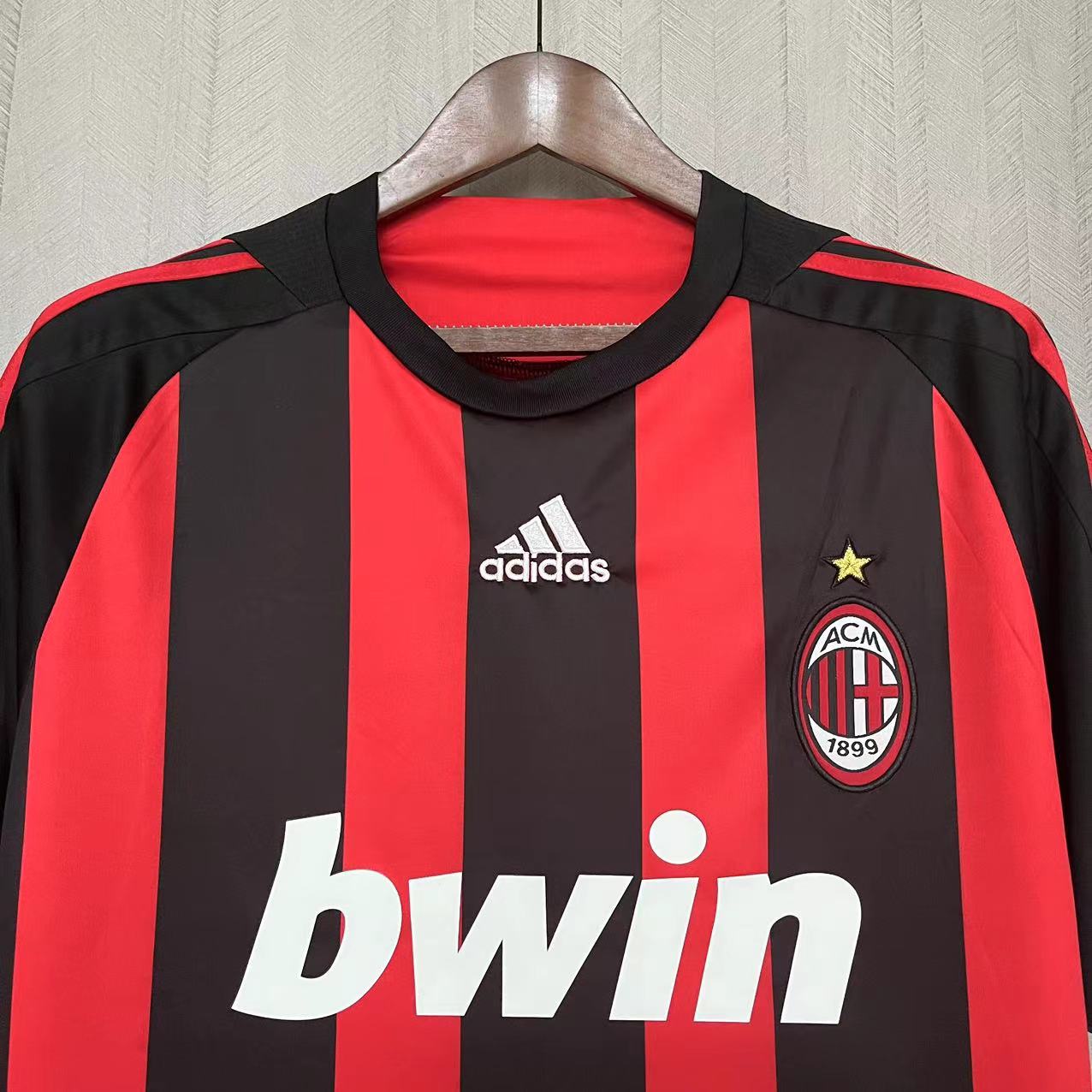 CAMISA MILAN RETRÔ HOME 08/09