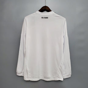 CAMISA REAL MADRID MANGA LONGA RETRÔ HOME 10/11