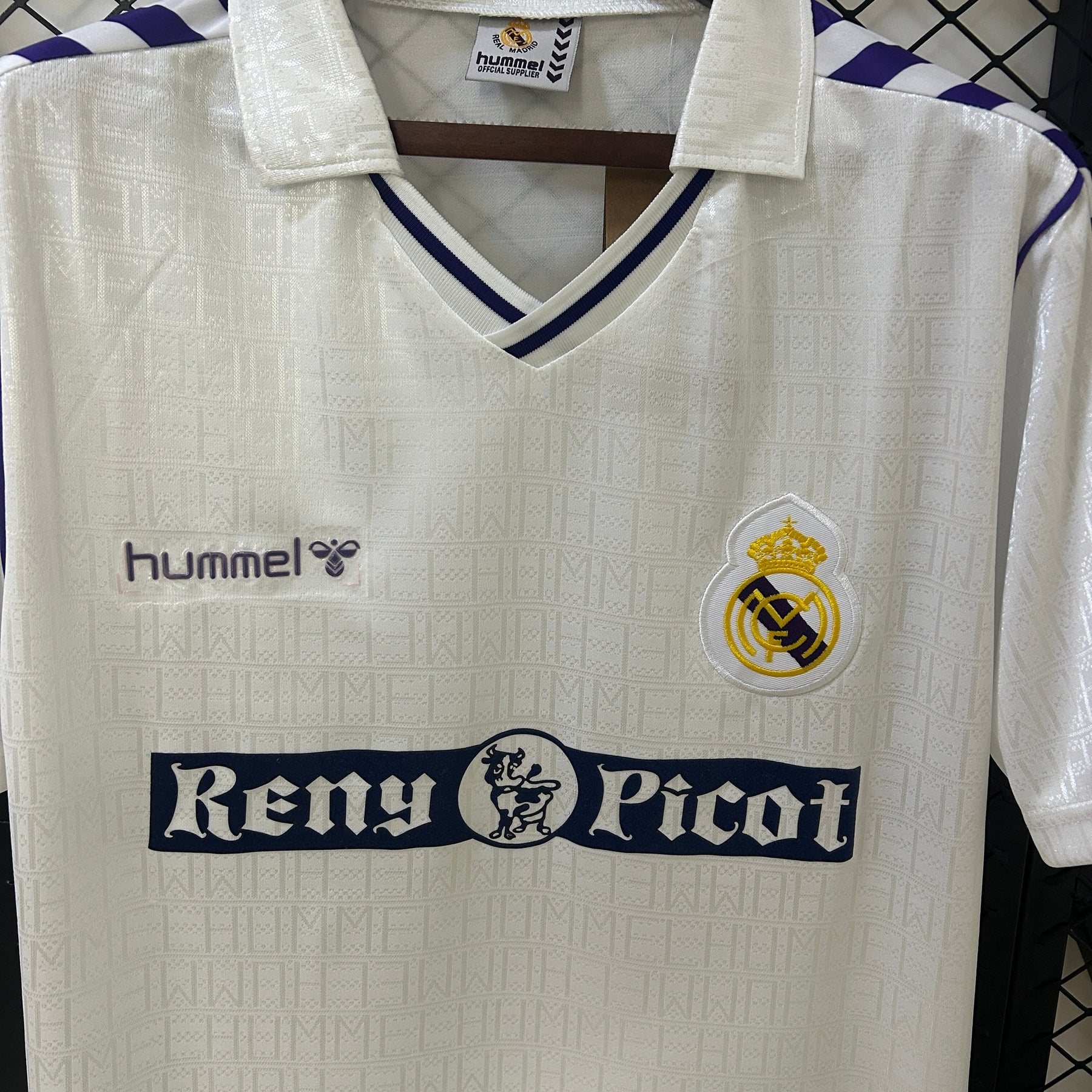 CAMISA RETRÔ REAL MADRID HOME 89/90