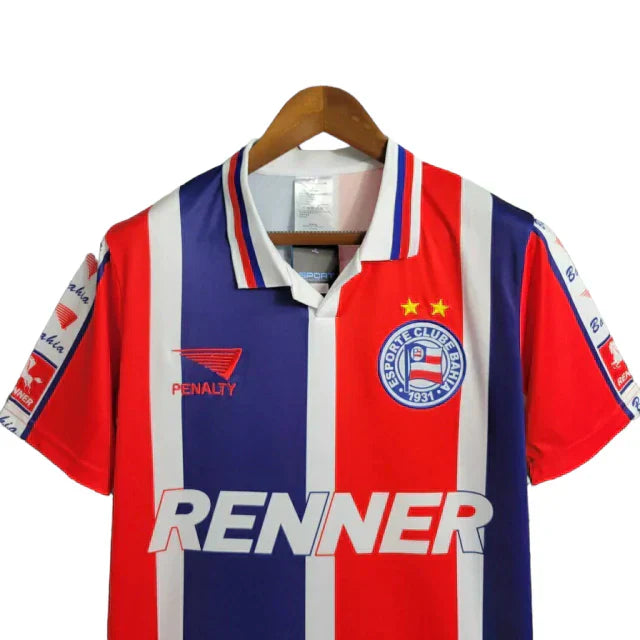 Camisa Bahia Fora 1996  - Versão Listrada Tricolor
