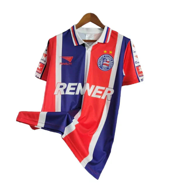 Camisa Bahia Fora 1996  - Versão Listrada Tricolor